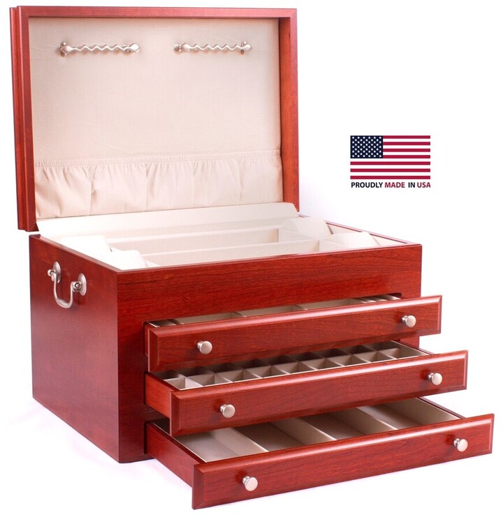 American Chest Corporation American Chest Majestic Solid Wood Jewelry
