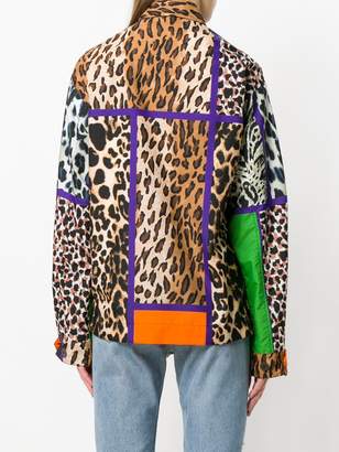 Pierre Louis Mascia Pierre-Louis Mascia leopard print shirt jacket