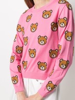 Thumbnail for your product : Moschino Teddy bear intarsia jumper