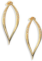 Thumbnail for your product : Mizuki Icicles Diamond & 14K Yellow Gold Double Curved Slice Drop Earrings