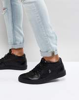 Thumbnail for your product : Luke 1977 Hartley Quilted Side Panel Trainers In Black