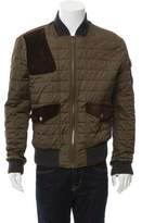 Thumbnail for your product : Gucci Suede-Accented Puffer Jacket