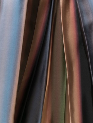 Dusan Pleated Striped Silk Trousers