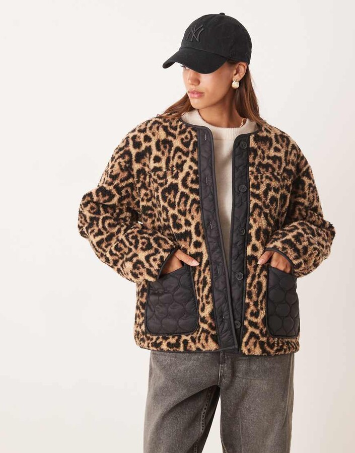 Leopard Fleece Shop The Largest Collection ShopStyle CA