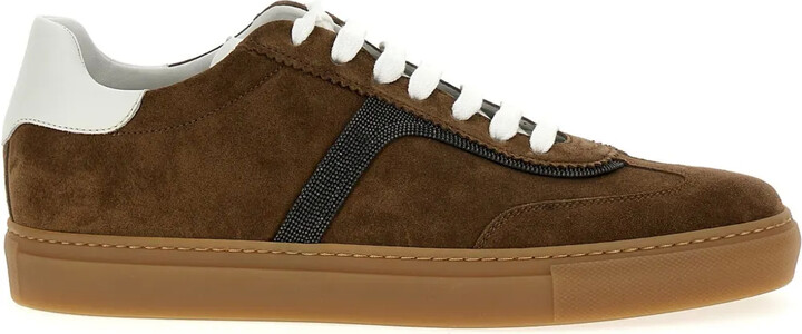 Brunello Cucinelli Monili-embellished sneakers