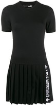 Thumbnail for your product : Love Moschino Knitted Logo Stripe Dress