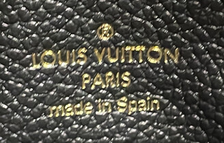 Louis Vuitton Double Zip Pochette Bicolor Monogram Empreinte Giant Black