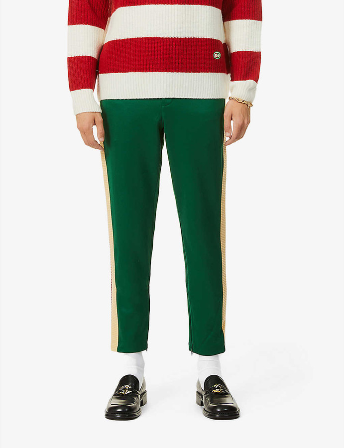 green gucci sweatpants