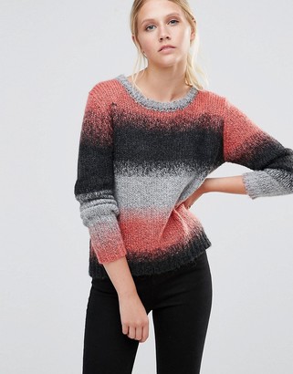 Pieces Pennie Stripe Wool Knit Sweater
