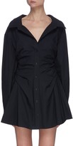 Thumbnail for your product : alexanderwang.t Cinched cotton shirt dress