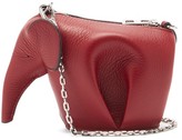 Thumbnail for your product : Loewe Elephant Leather Mini Crossbody Pouch - Red