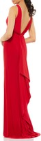 Thumbnail for your product : Mac Duggal Cowl Back Surplice Knit Gown