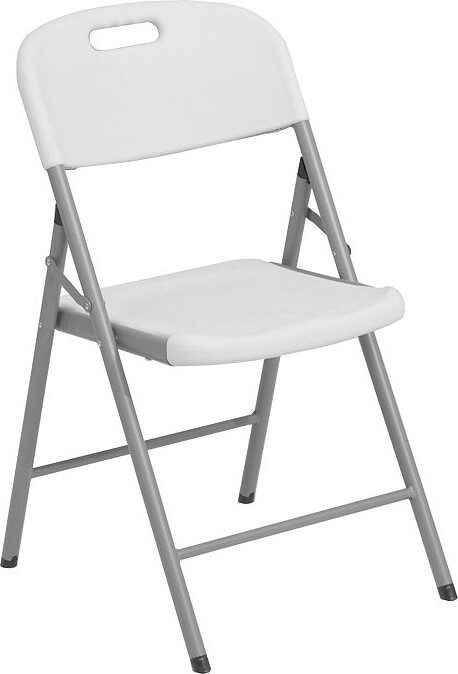 Techni Home 4-pc. Granite White Folding Chairs Set