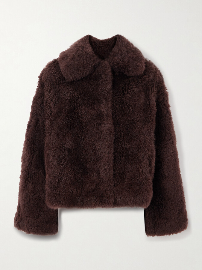 Yves Salomon Shearling Jacket - Metallic