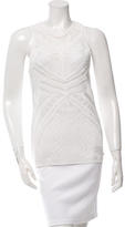 Thumbnail for your product : Roberto Cavalli Open Knit Sleeveless Top