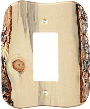 Sierra Lifestyles Rustic 1-Gang Rocker Wall Plate