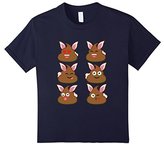 Thumbnail for your product : Kids FUNNY EASTER POOP EMOJI T-SHIRT Easter Bunny 4