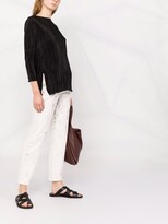 Thumbnail for your product : Charlott Pleated Boat-Neck Blouse