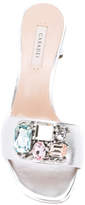 Thumbnail for your product : Casadei crystal embellished daytime mules