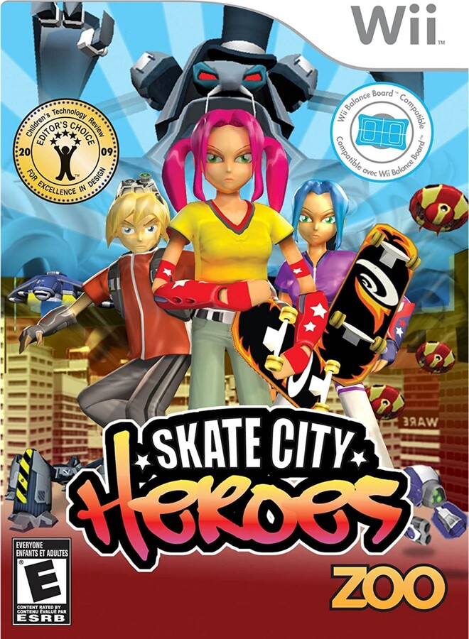 Zoo Games Skate City Heroes - Nintendo Wii