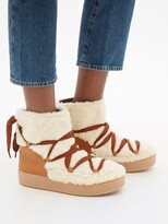 Thumbnail for your product : See by Chloe Charlee Shearling And Leather Boots