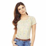 Thumbnail for your product : Chaps paisley smocked peasant top - women's