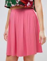 Thumbnail for your product : ASOS Curve Mini Skater Skirt With Box Pleats