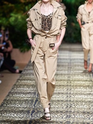 Dolce & Gabbana 105mm Leopard Jacquard Sandals