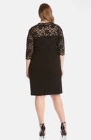 Thumbnail for your product : Karen Kane Lace Bodice Jersey Dress (Plus Size)