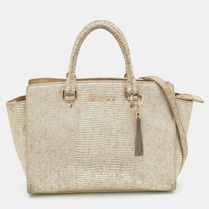 Michael Kors Snakeskin Bag | ShopStyle