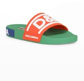 Thumbnail for your product : Dolce & Gabbana x Neiman Marcus Pool Slide Sandals