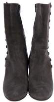 Thumbnail for your product : Manolo Blahnik Suede Mid-Calf Boots