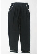 Thumbnail for your product : Gold Hawk Black Silk White Trim Elastic Waist Pants Sz XS