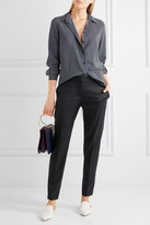 Thumbnail for your product : Stella McCartney Vivian Wool-twill Tapered Pants - Black