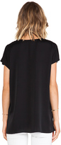 Thumbnail for your product : Vince Cascade Short Sleeve Blouse