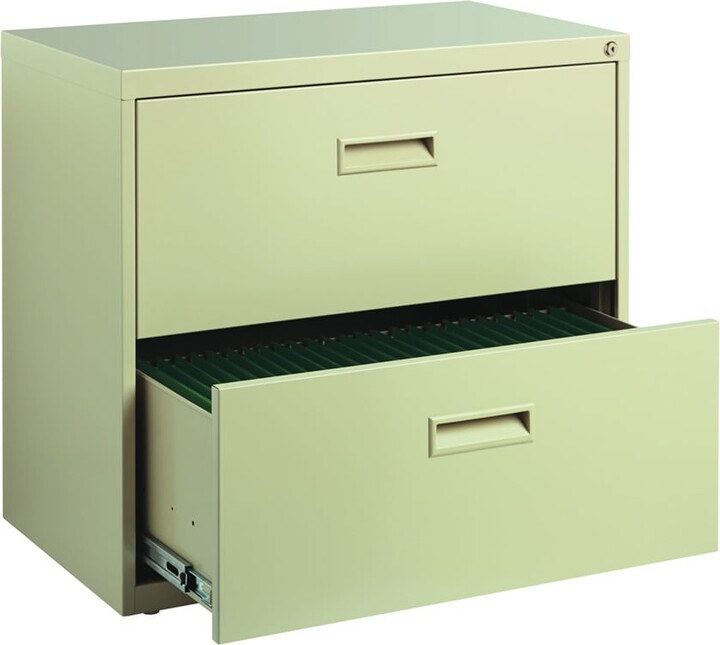 Space Solutions 30" Wide 2Drawer Office Lateral File Putty