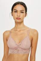 Thumbnail for your product : Topshop Lace Padded Triangle Bra