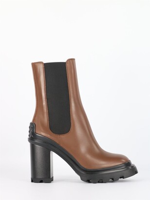 Tod's Block-Heel Chelsea Ankle Boots