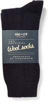 Thumbnail for your product : NN.07 Ribbed Wool-Blend Socks