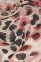 Thumbnail for your product : Temperley London Arielle printed modal and silk-blend scarf