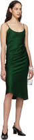 Thumbnail for your product : CHRISTOPHER ESBER Green Tie Back Bias Slip Dress