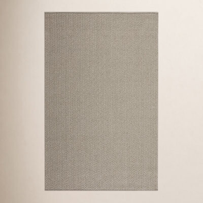 Birch Lane Cullen Handmade Flatweave Indoor / Outdoor Area Rug in Light Gray