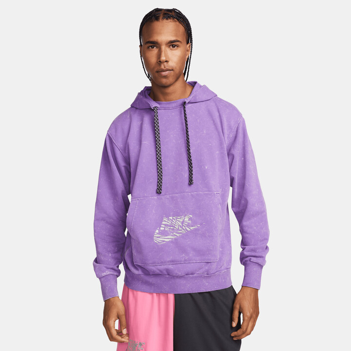 Nike Men's Dri-FIT Standard Issue Premium Basketball Hoodie in Purple -  ShopStyle