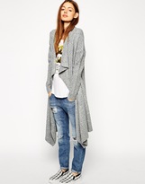 Thumbnail for your product : ASOS Longline Waterfall Cardigan in Chunky Knit