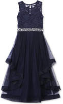 Thumbnail for your product : Speechless Embellished-Lace Maxi Dress, Big Girls (7-16)