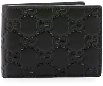Gucci Signature Leather Bi-Fold Wallet