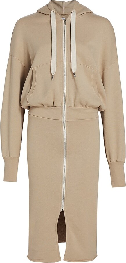 luq hooded zip dress jumper