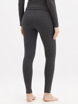 Thumbnail for your product : Lunya Restore High-rise Cotton-blend Leggings - Dark Grey