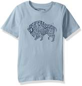 Thumbnail for your product : Buffalo David Bitton by David Bitton Big Boys' Typo Uno Tee Shirt, Medium Grey Heather, Small