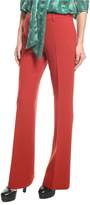 Thumbnail for your product : L'Autre Chose Flared Wool-crepe Trousers